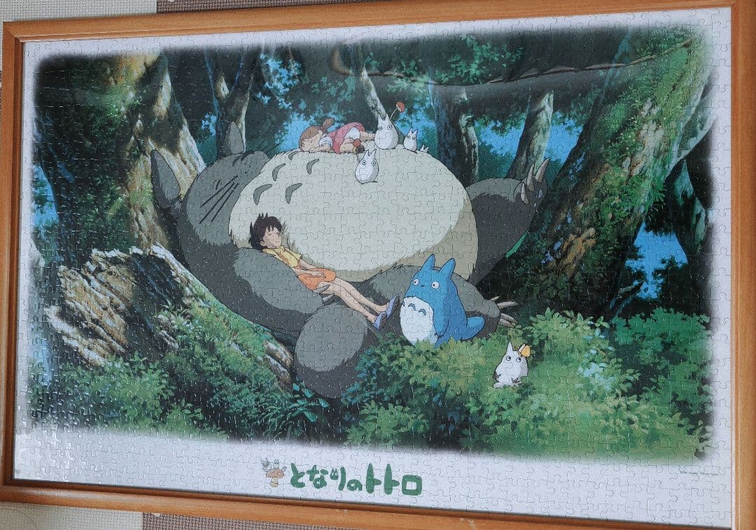 となりのトトロパズル 1000 ピース 完成品 4セット