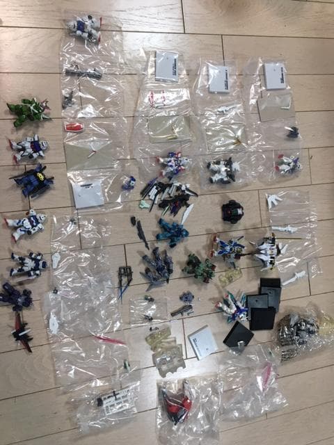 ガンダムコンバージ　未開封19種＋開封済み18種＋ジャンク