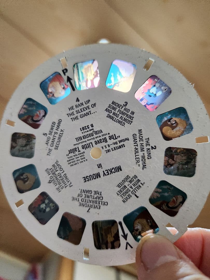 希少品！アメリカ製　　アンティーク　ディズニー　回転式スライド映写機各種