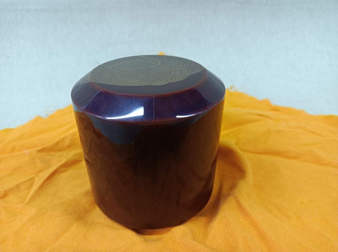 都《RPQPF》金蒔絵　栁蒔絵　宋眞作　棗　共箱　茶道具