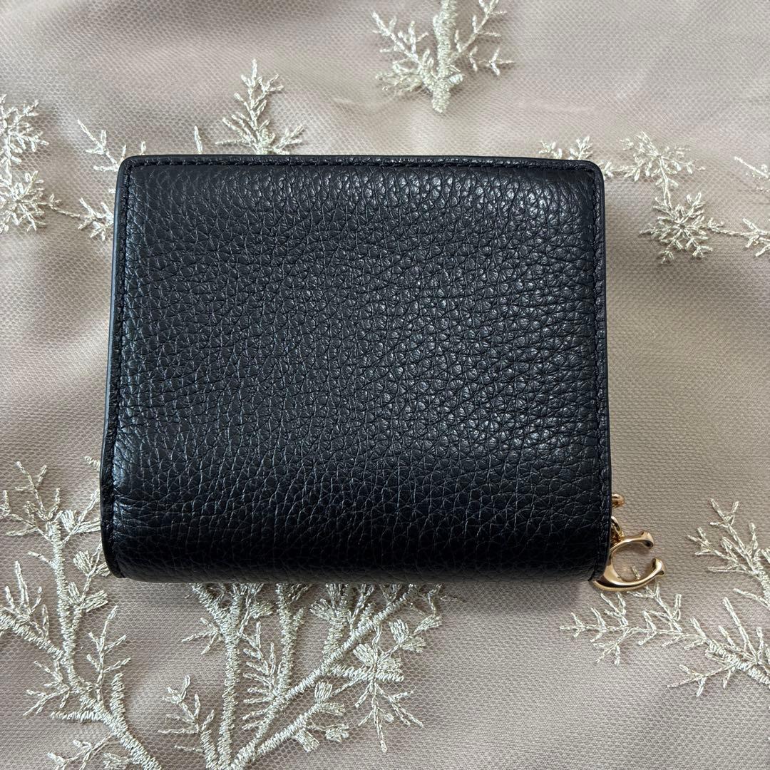 【新品未使用】COACH 二つ折り財布 ブラック