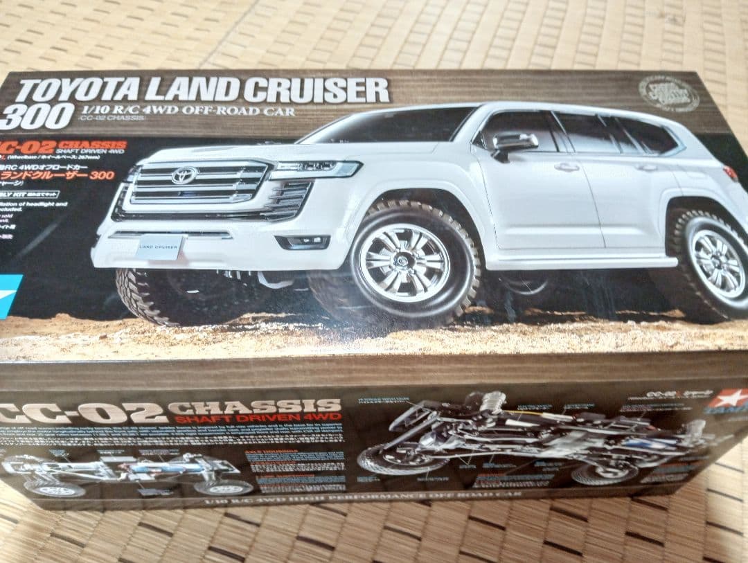 メカ付 タミヤ トヨタ ランドクルーザー 300 CC-02シャーシ ラジコン