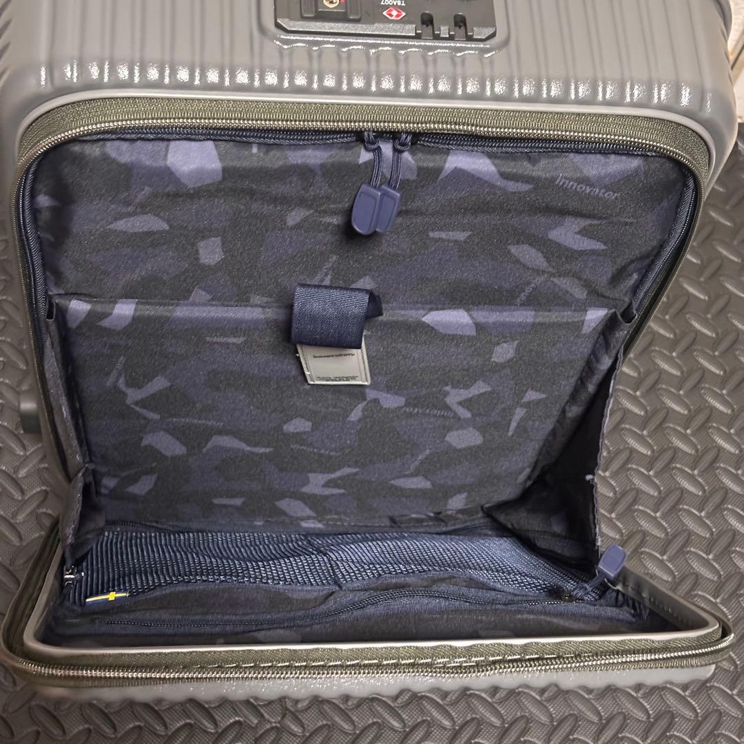 ふう【美品】イノベーター キャリーケース 38L スティールグレー