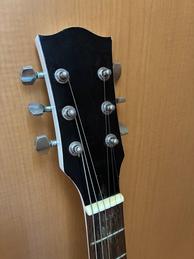 【自作】レスポールタイプ エレキギター ホワイト