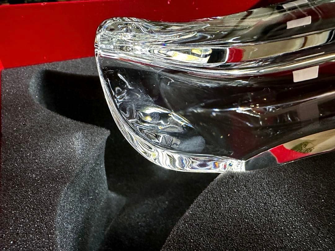 Baccarat ジェネロ　サイト　ベース　ほぼ未使用　クリスタルガラス 花器