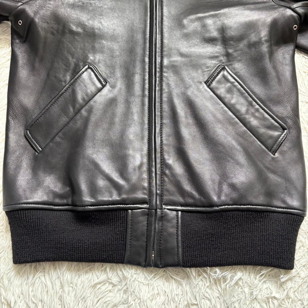 極美品　A.P.C. MOTO ブルゾン　サイズM レザージャケット ブラック