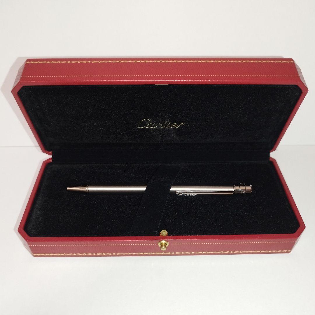 【超美品】Cartier 『サントス ドゥ カルティエ』ボールペン シルバー