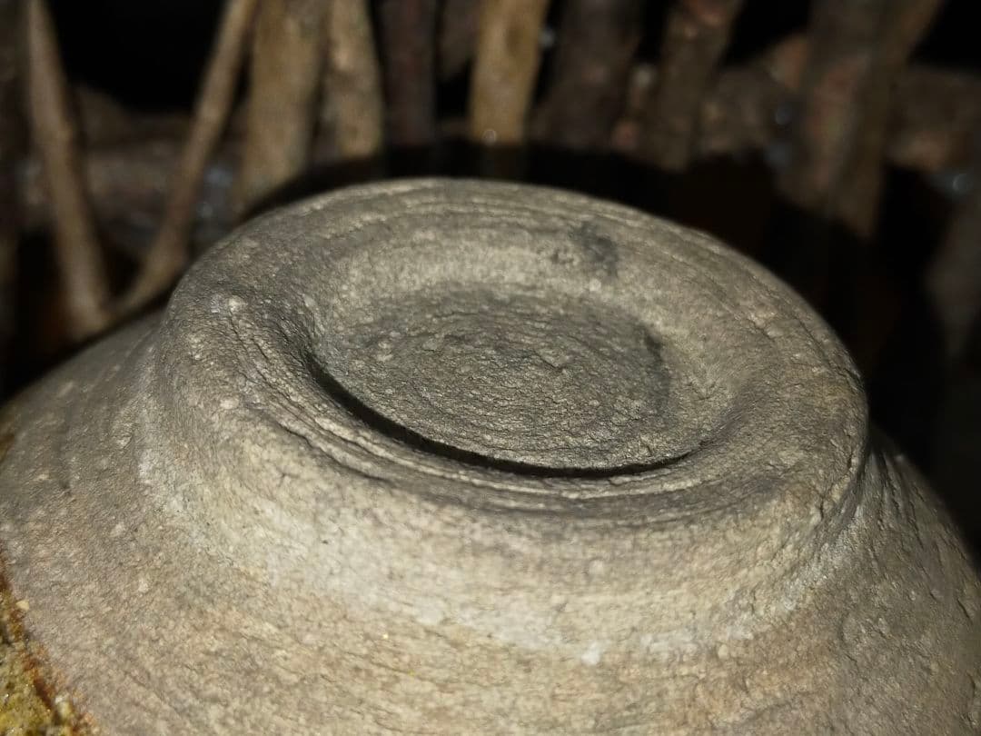 ♥☆彡　骨董　美濃焼　黄瀬戸　茶碗　無銘　骨董　古玩　中国　アンティーク