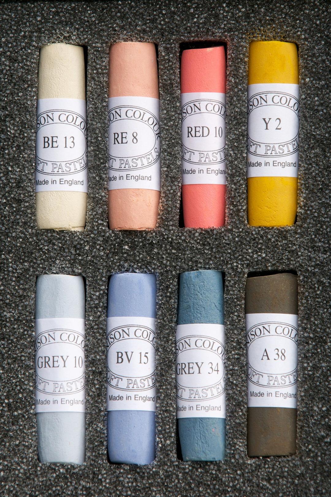 『４本追加サービスあり❢』ソフトパステル８本セット２点PORTRAIT&DARK