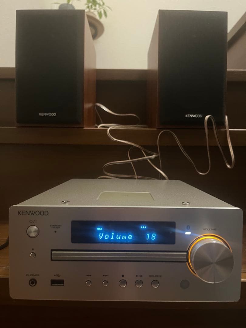 ケンウッド K-515 コンパクトHIFIシステム　超美品　使用1年程度