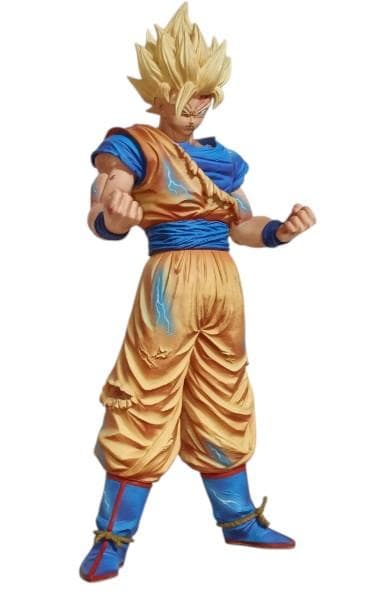 ドラゴンボール 孫悟空 超サイヤ人2 フィギュア改造 リペイント2D