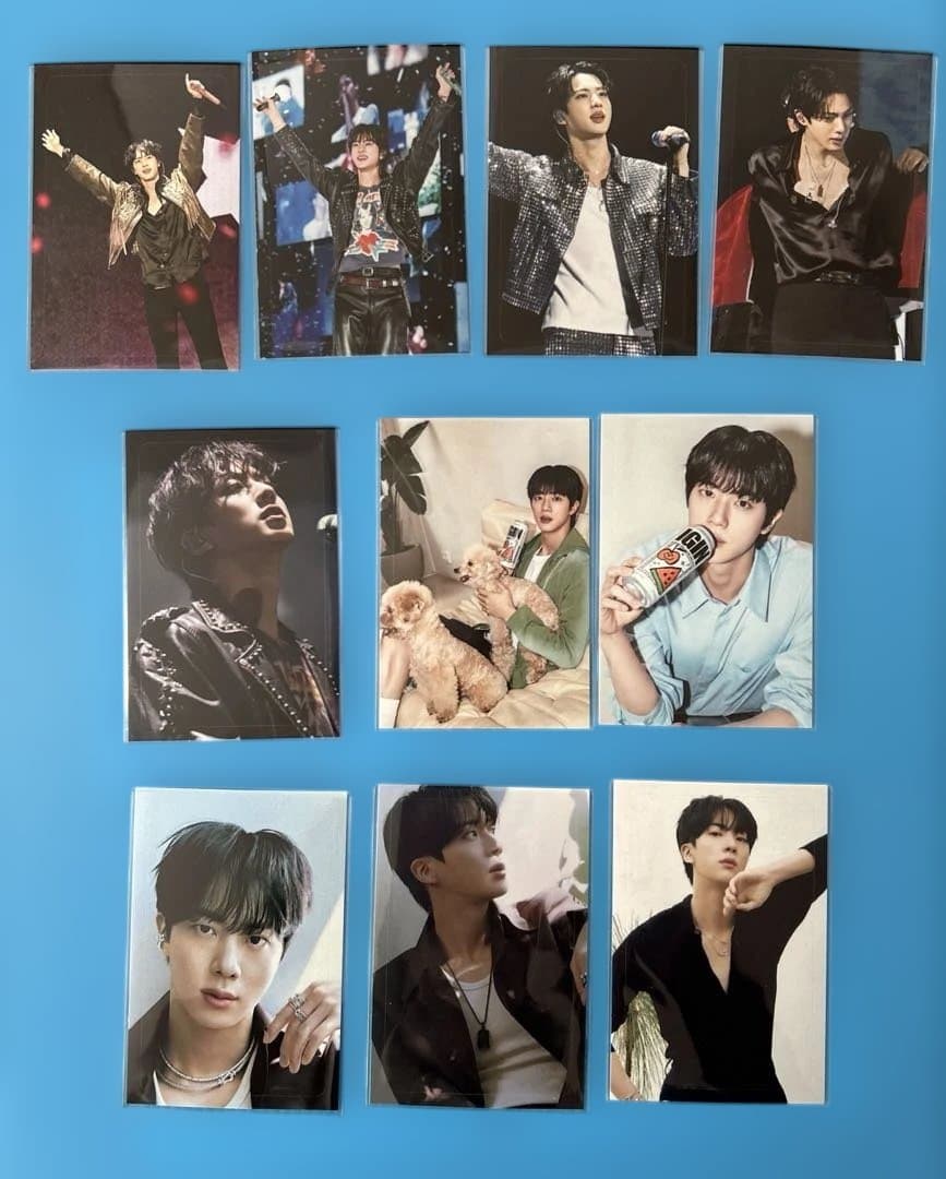 BTS JIN ロングステッカー・フォトカード・ましかくフォト・ステッカー