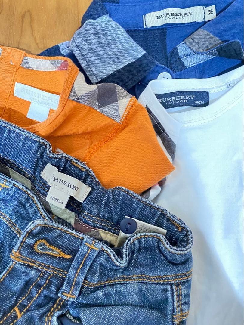 All バーバリーセット売り　10点　トップスボトムス90〜