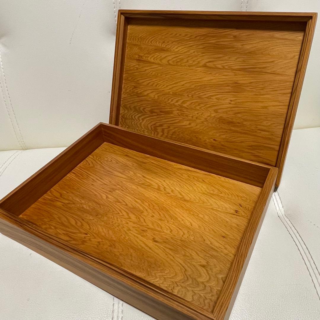 未使用に近い！ 屋久杉 文箱 木箱 刻印あり