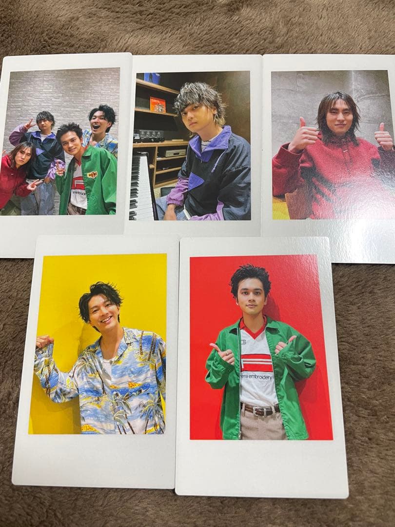 DISH// オリジナルチェキ風カード 群青飛行 愛してるぜベイベー//