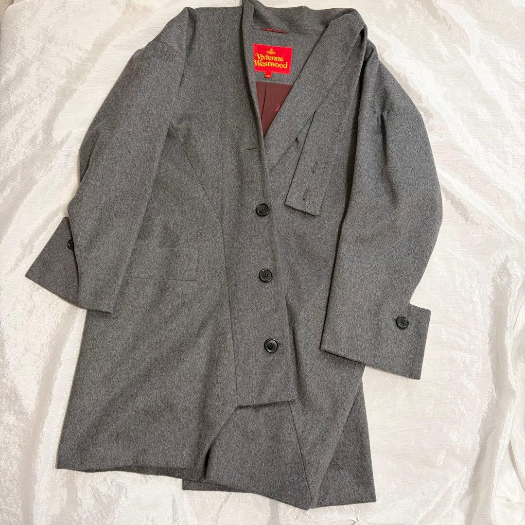 ヴィヴィアンウエストウッド　red label ヴィヴィアン コート　グレー