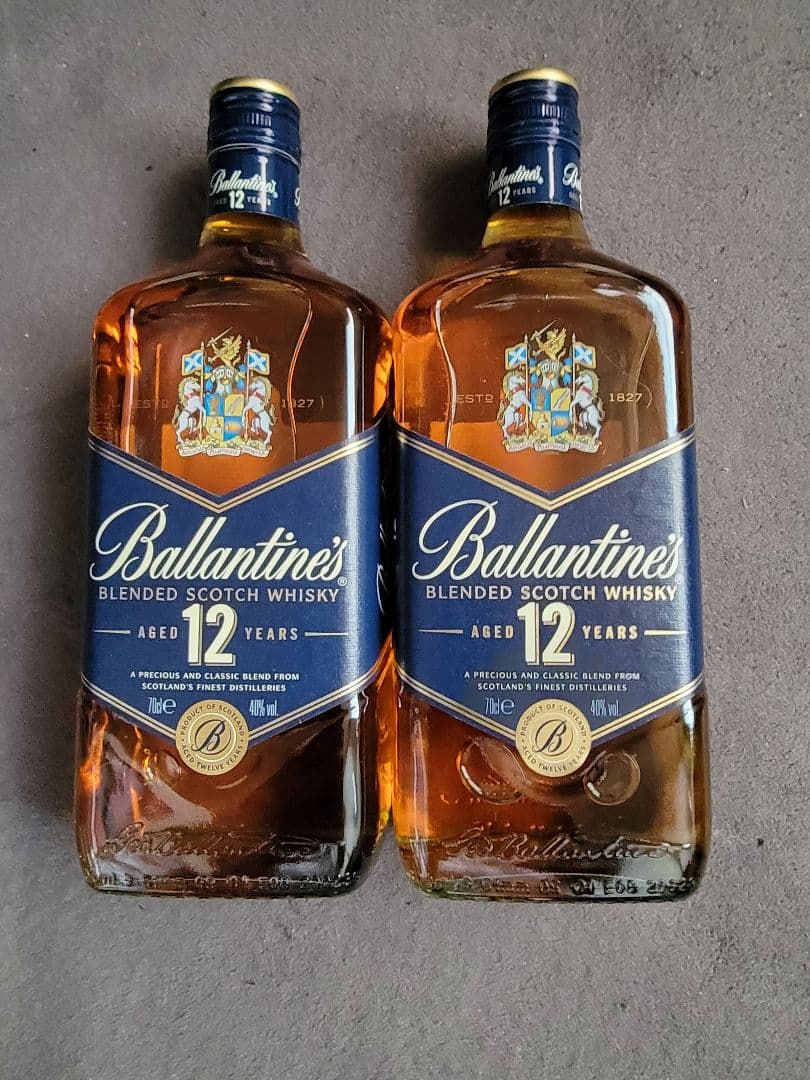 バランタイン　12年　2本　終売品