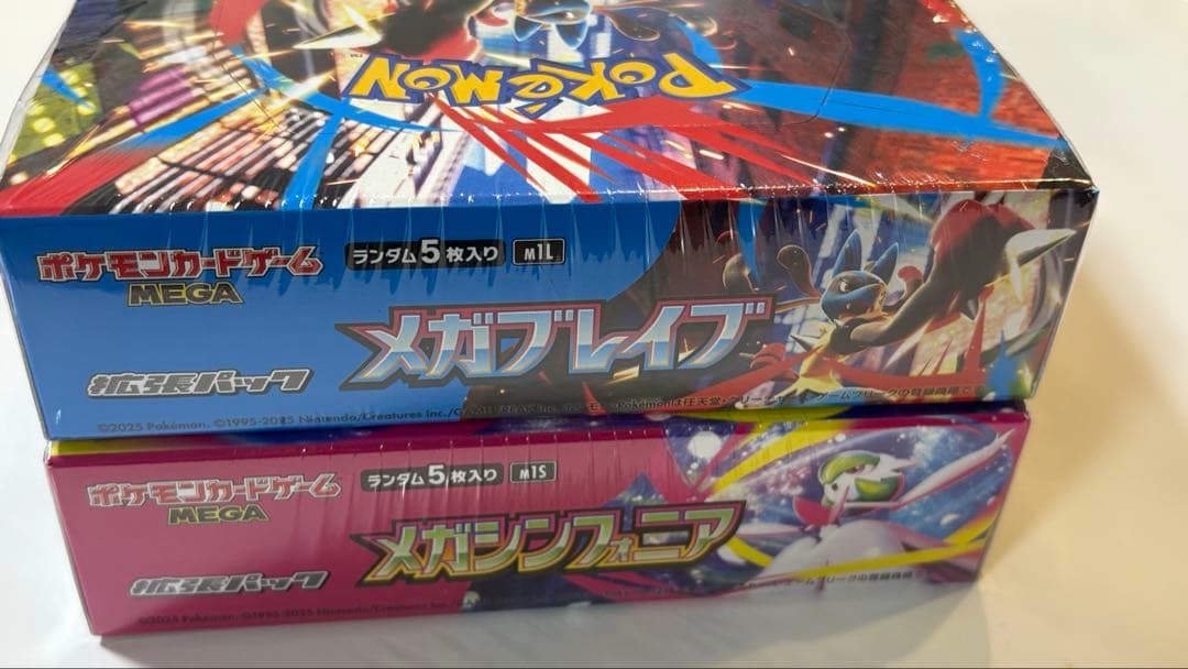 ポケモンカード box メガシンフォニアメガブレイブ各 1BOX シュリンクあり