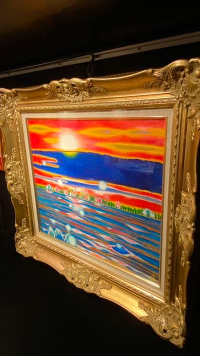 【アクリル画 】商品名　「ふりそそぐ光」限定品　新品未使用品　10号