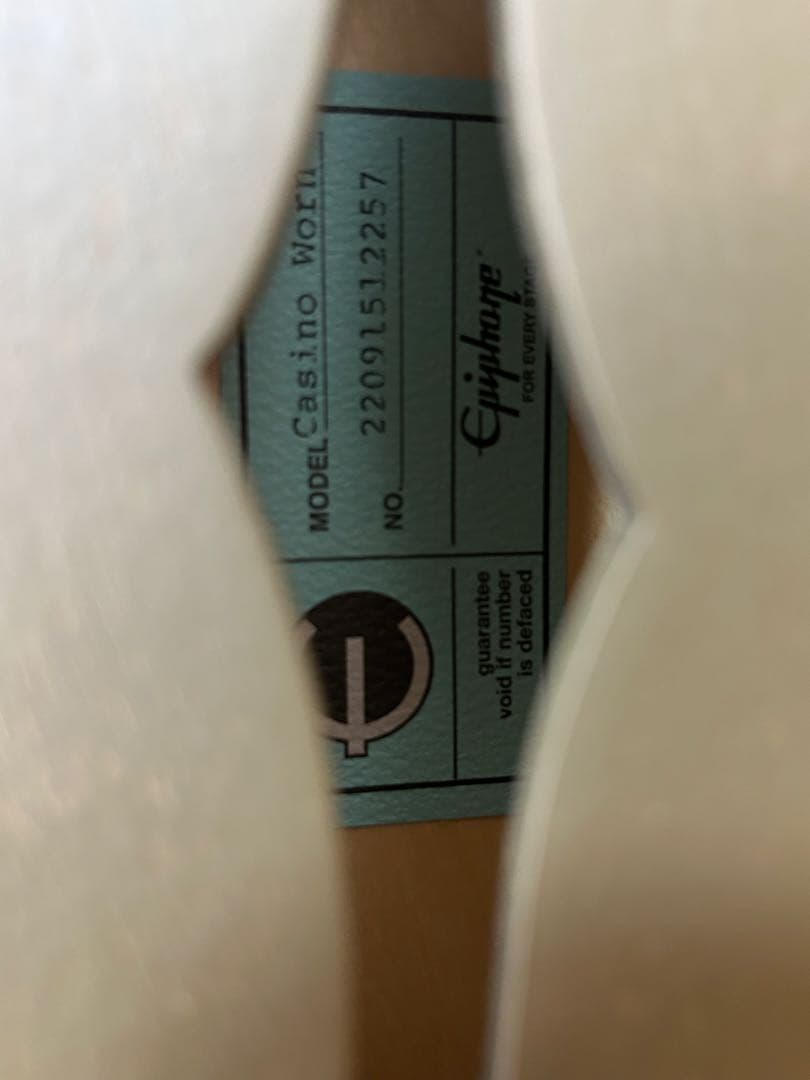 ギター Epiphone Casino Worn Olive Drab Gibson