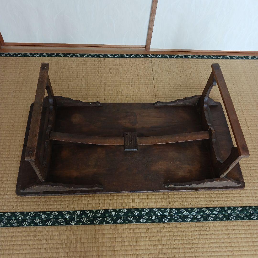 (希少) アンティーク文机　江戸~明治時代　寺子屋机(天神机) 古家具