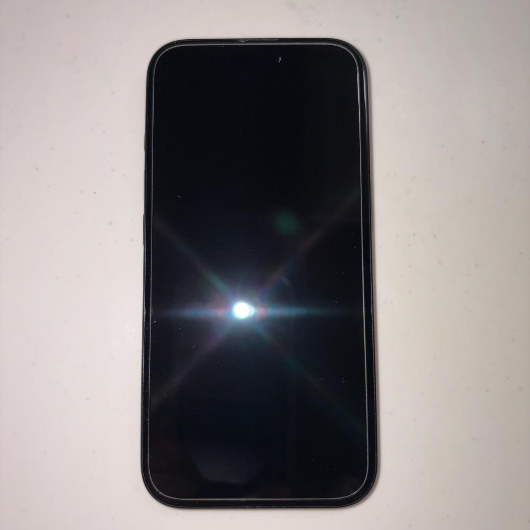 iPhone16 128GB ブラック SIMフリー 美品 付属品あり