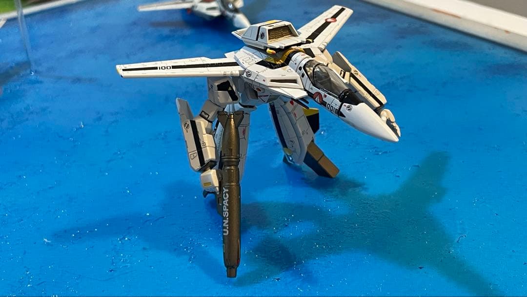 進行中　うえも様　バルキリー水上戦闘　ジオラマ