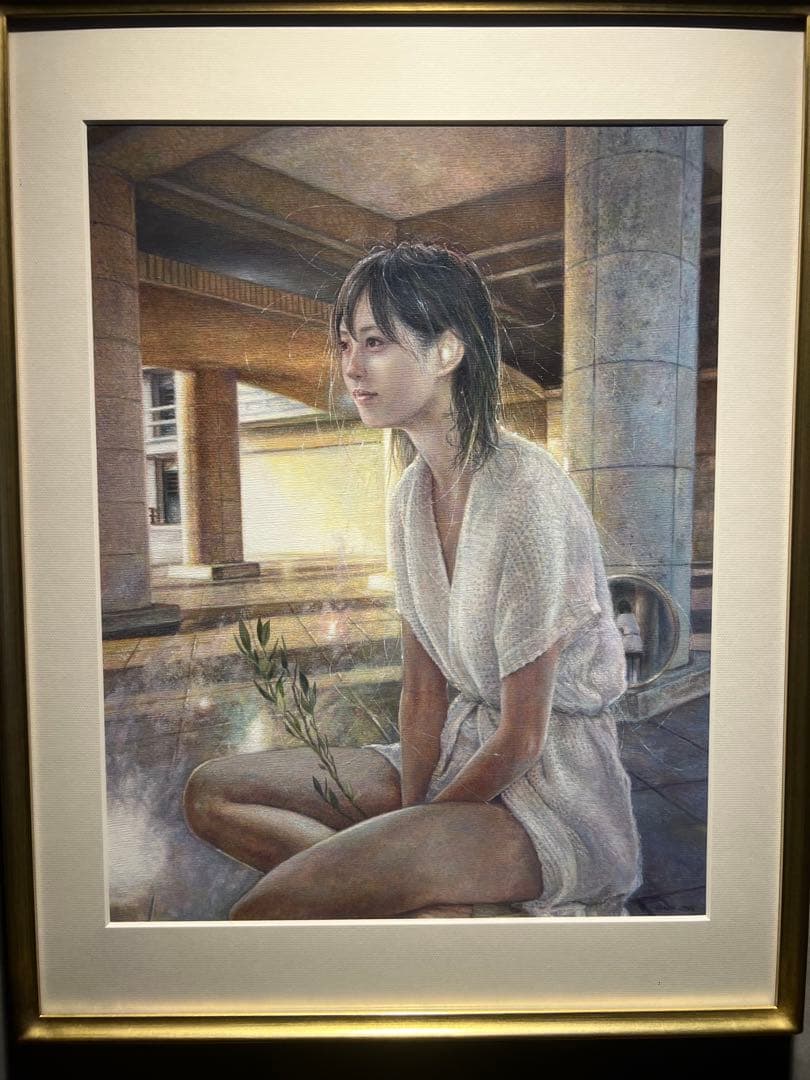 現代アート　リアリズム　西野親　【しらない世界展より】　アクリル画