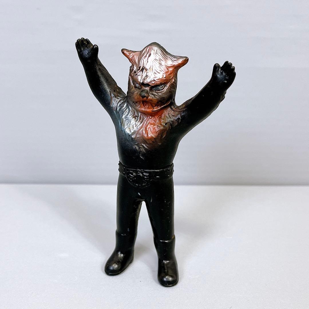 【超貴重】 当時物　ミニソフビ　怪人オオカミ男　仮面ライダー　狼男　ポピー