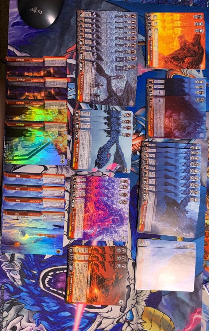 ヴァイスシュヴァルツ WS　GODZILLA　ゴジラ　赤単　パーツ