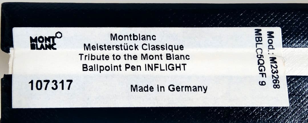 MONTBLANC モンブラン マイスターシュテュック 107317 ボールペン