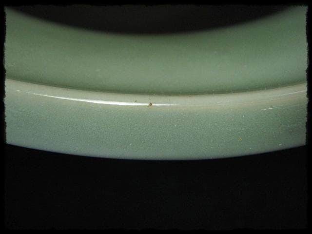 時代 青磁 目跡 水屋瓶 水屋壺 水甕 水瓶 茶道具 水屋道具 f307