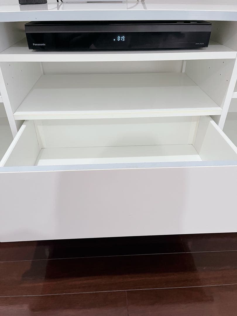 【美品】IKEA テレビ台 ホワイト 収納たっぷりTV台 横幅160cm