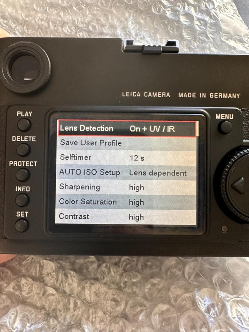 ショット数2590回！ 【美品 元箱付】 ライカ LEICA M8 ブラック