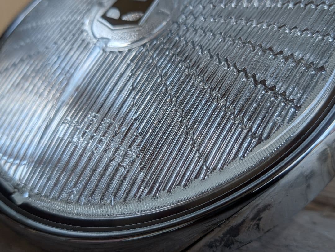 マーシャル 720 ヘッドライト クリアレンズ リム付 金猫 キティカット 旧車