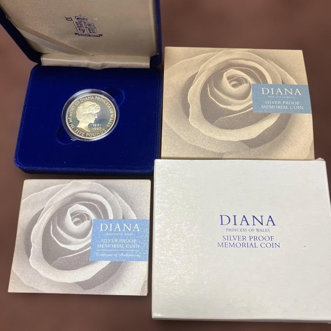 ★ダイアナ妃メモリアル Silverproof memorial coin
