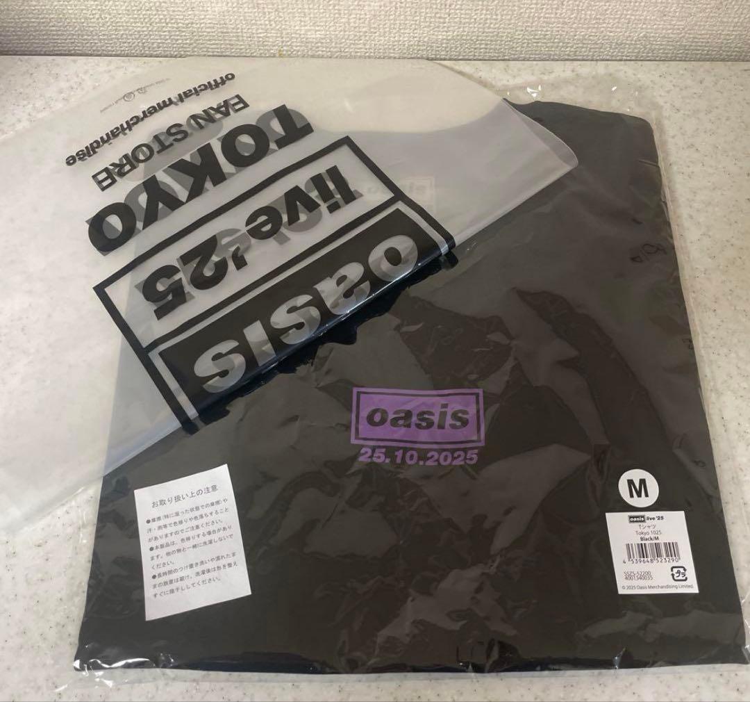 新品未使用 oasis オアシス Tシャツ サイズM 10/25 東京公演
