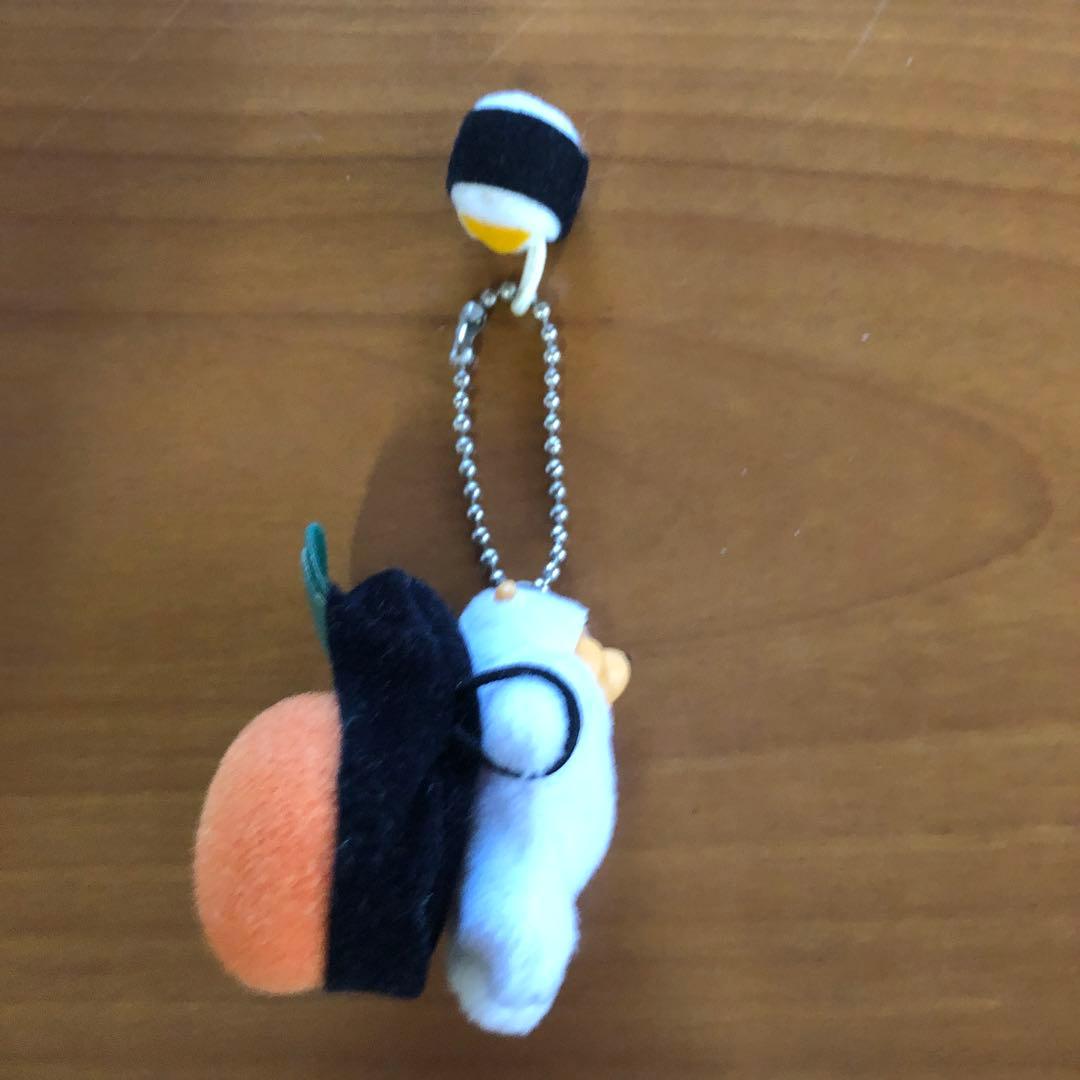 ミニぬいぐるみキーホルダー等　くまのプーさん（お寿司）【６個セット】