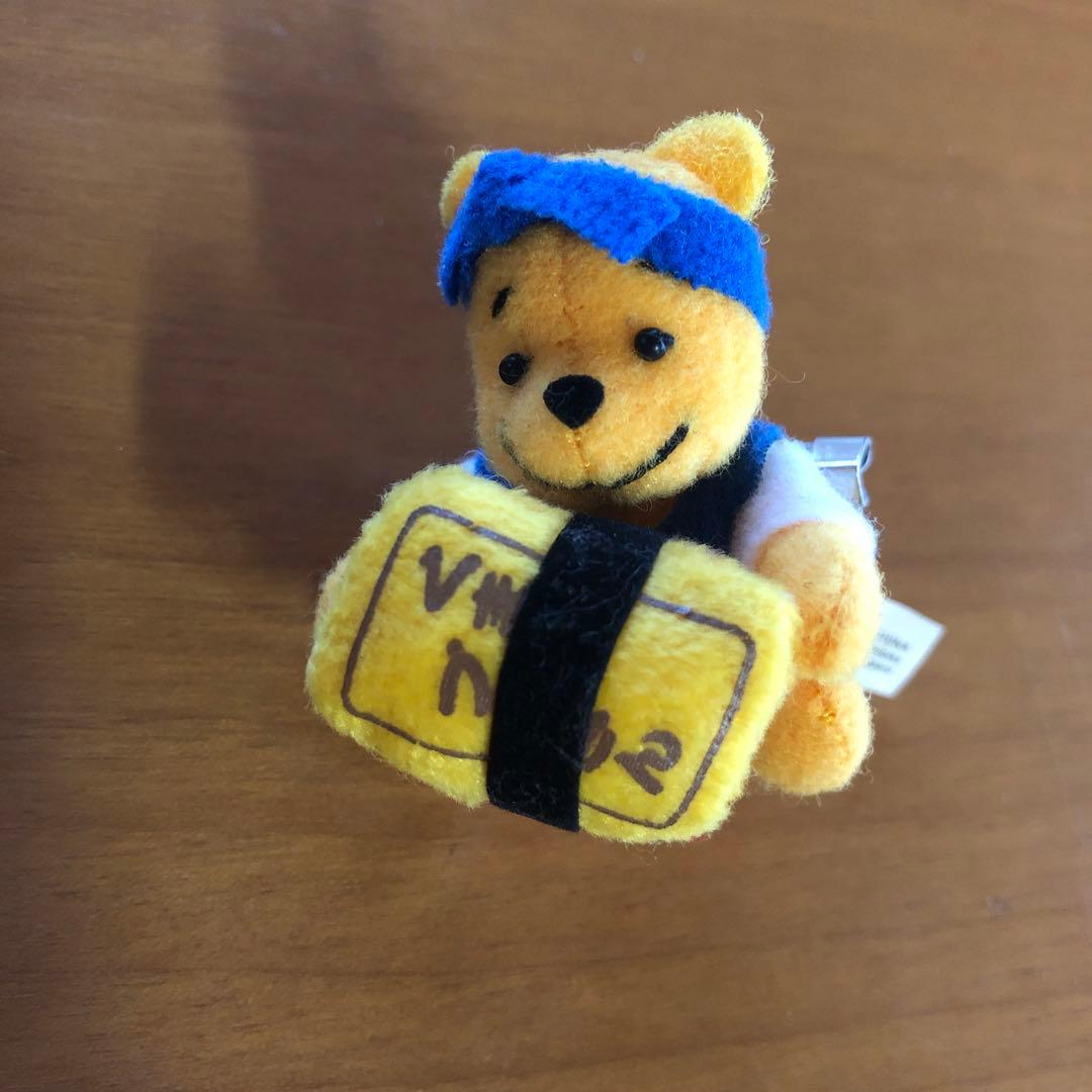 ミニぬいぐるみキーホルダー等　くまのプーさん（お寿司）【６個セット】