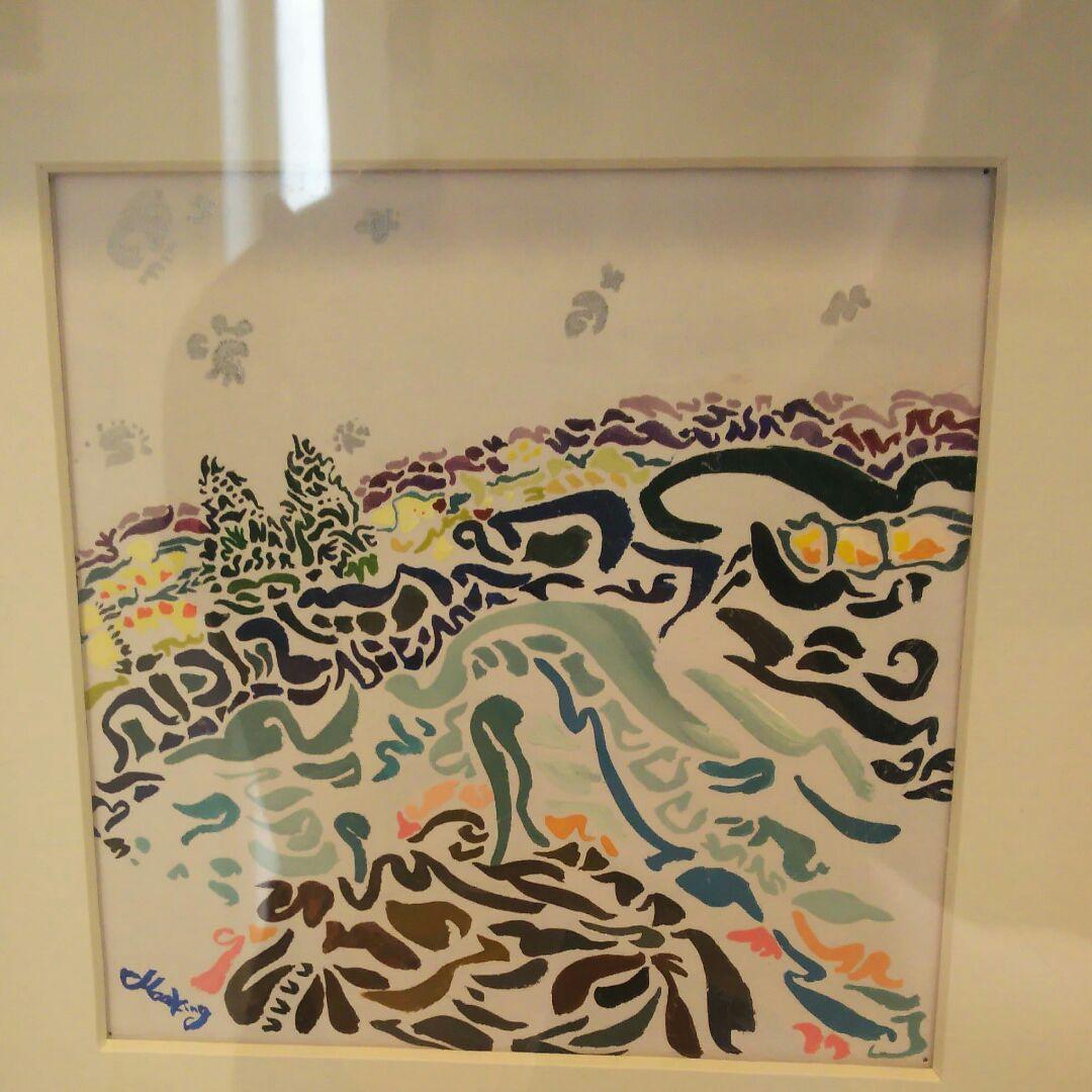 絵 水彩画  インテリア