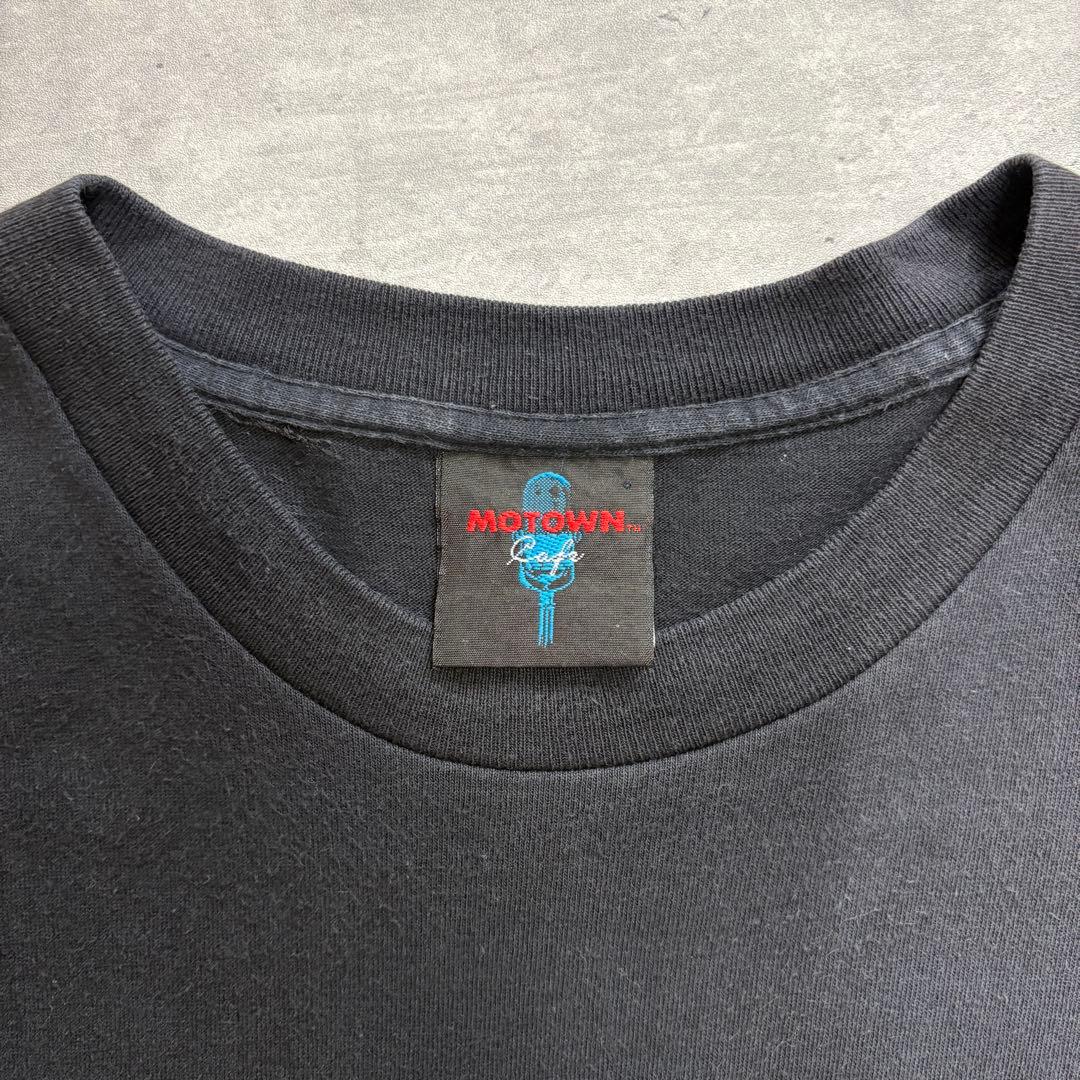90s　XL　USA製　MOTOWN CAFE　スーベニア　刺繍