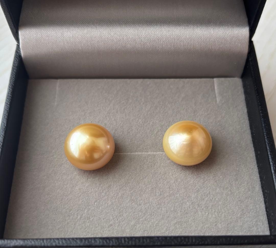 ゴールド 南洋真珠　大粒　15mm〜最終値下げ〜