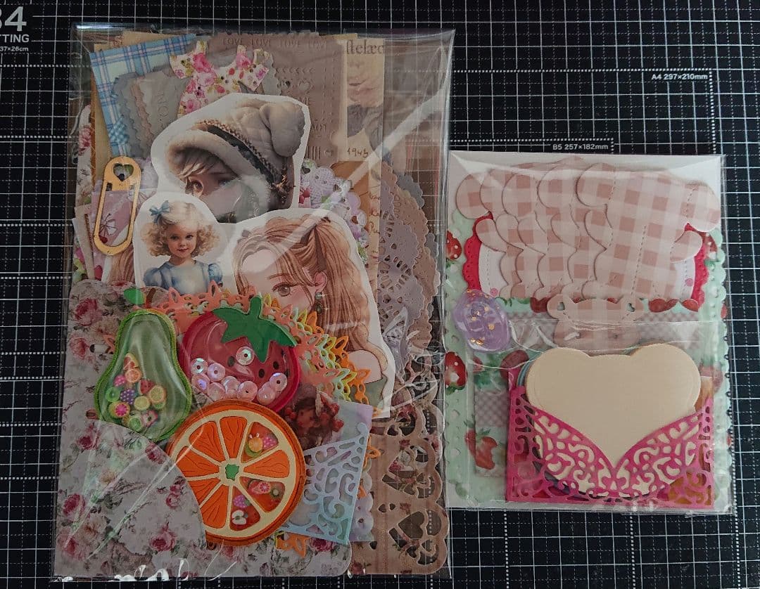 紙もの⑱ おすそ分けポケット &コメントカードセット くまトッパー