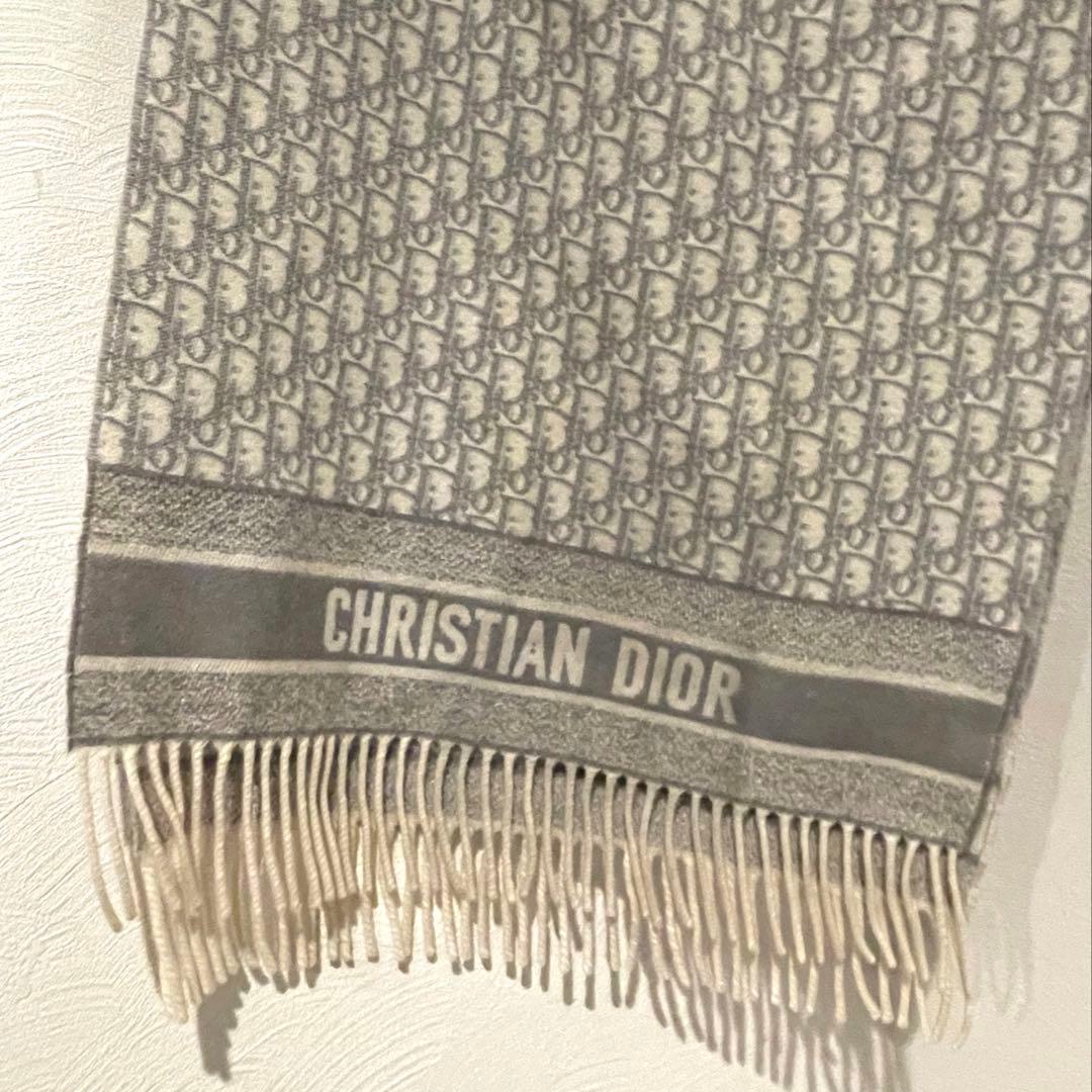 Christian Dior マフラー オブリーク柄
