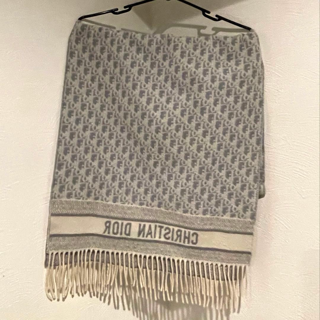 Christian Dior マフラー オブリーク柄