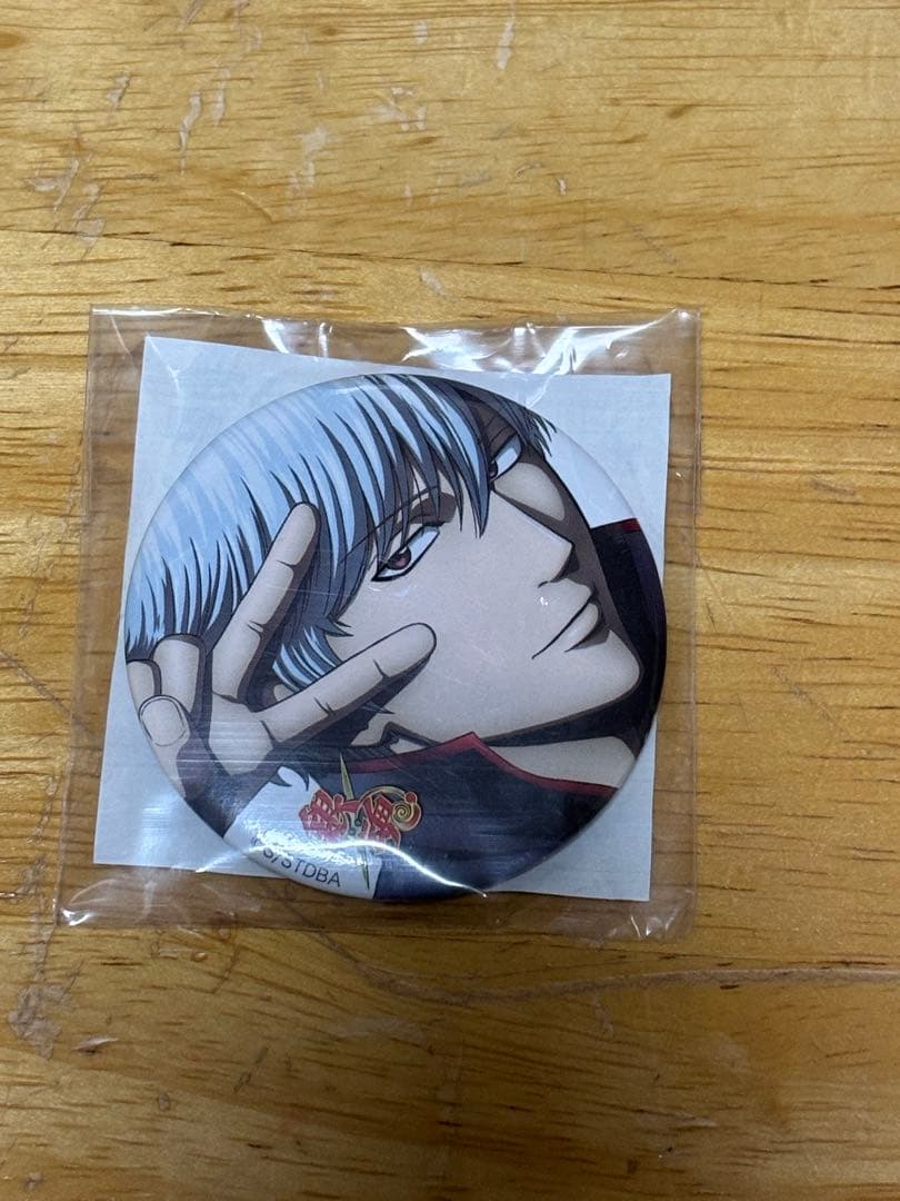 銀魂　坂田銀時　缶バッチ　Gin Tama