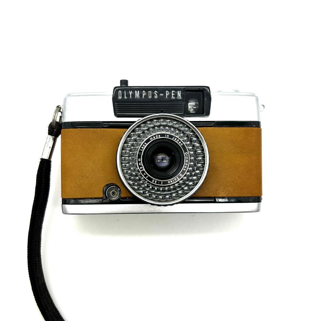【整備済・完動品】 OLYMPUS PEN EE-3 茶色