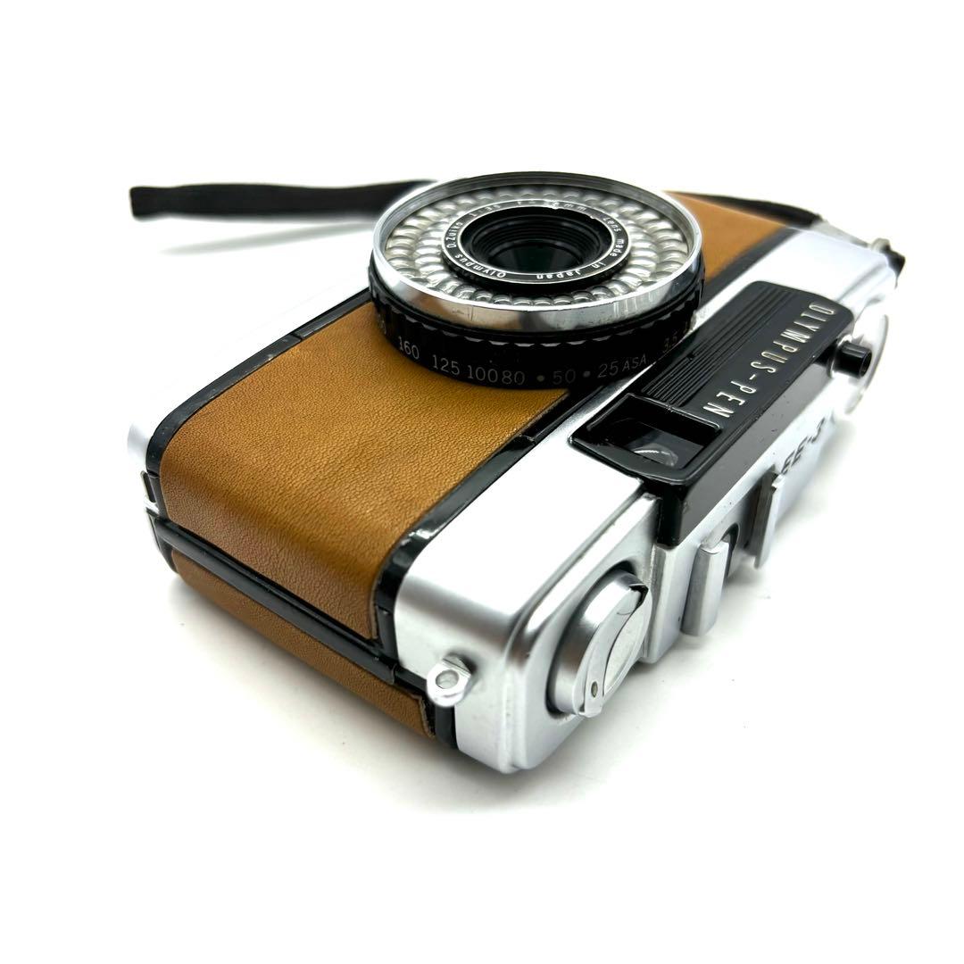 【整備済・完動品】 OLYMPUS PEN EE-3 茶色