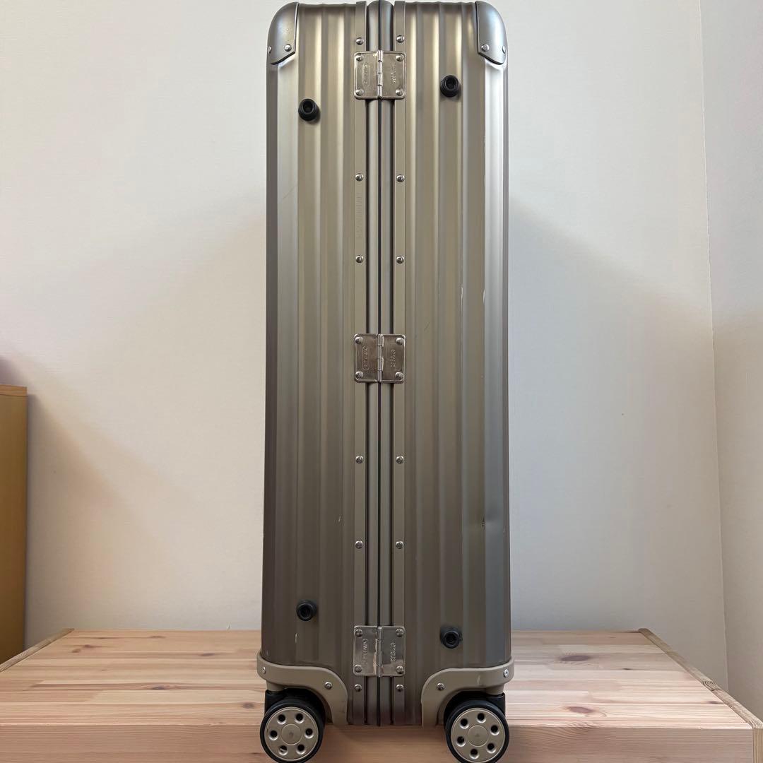 美品　RIMOWA TOPAS TITANIUM 98L キャリーケース　付属有