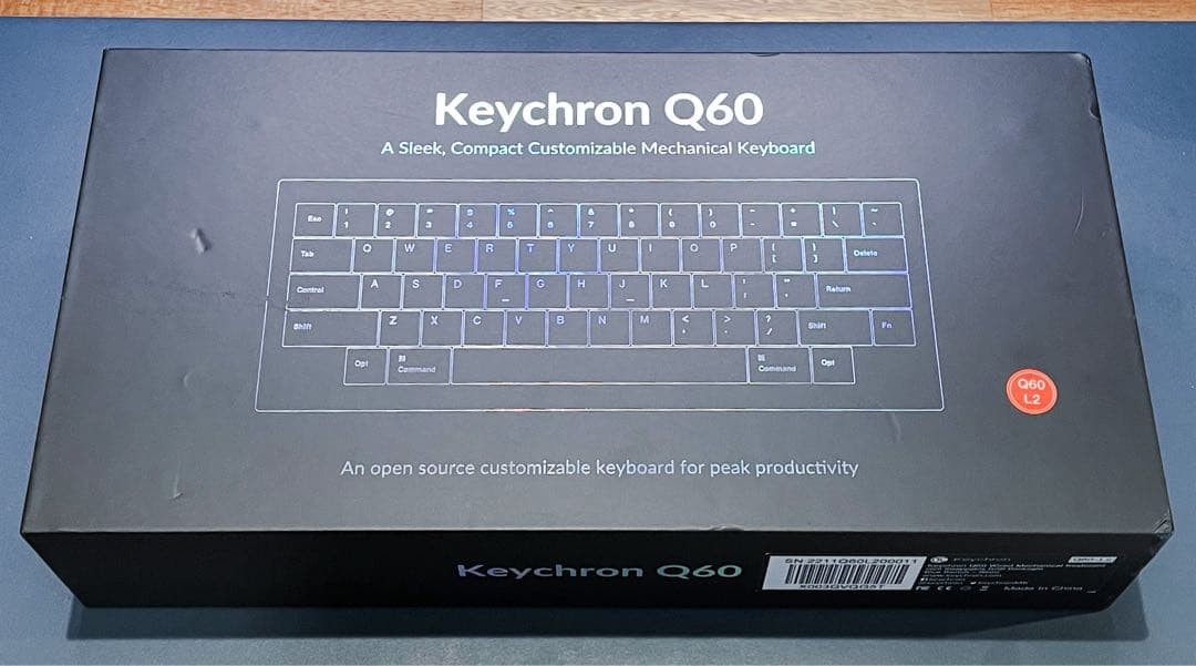 Keychron Q60 QMK ベアボーン メカニカル キーボード HHKB